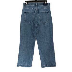 Express stretch cropped wide‎ leg high-rise jeans 8